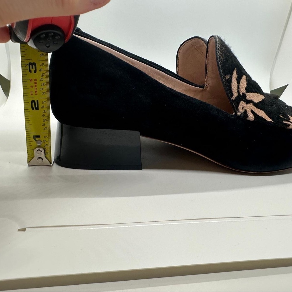 Anthropologie AD & Daughters Calf Hair Greyan Square Toe Slip On Shoe Sz 8.0 - Picture 10 of 12